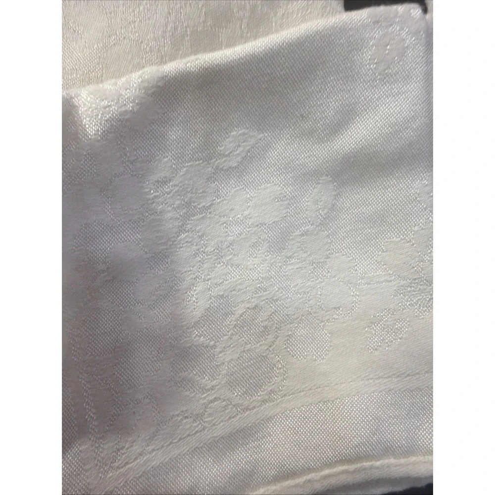 Set of 5 Vintage Linen Napkins Floral‎ Table Linens, Bread Basket, Clean 377
